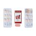 LoveShackFancy x imPRESS Hydrangea Blue Press-On Manicure Set | Short Square Nails with Prep Pad, File, Stick | Limited Edition - Buy Online on GoSupps.com