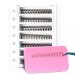 1500 Ultra Mix 7 | Extensions 6D-8D-10D| Extension with 0.05/0.07mm Thickness of Mink Lashes| C D Curl | 9-15mm Length for Fluffy Eyelash Cluster(10D-0.05-C Mix 9-10-11-12-13-14-15mm)
