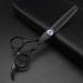 High-end blue diamond black Japanese scissors 440C stainless steel scissors fast cutting hairdressing tools scissors (set) - Buy Online on GoSupps.com