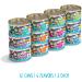 Weruva B.F.F. OMG Cat Food Cans Variety Pack - 12 Pack, Grain-Free Natural Wet Food in Gravy, Land & Sea Recipes in Rainbow Road Flavor - Buy Online on GoSupps.com