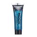 Holographic Fine Face & Body Glitter Gel by Moon Glitter - Blue - Cosmetic Festival Glitter Face Paint for Face Body Hair Nails - 12ml