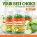 Vitamin C 1000mg Gummies | Immune & Collagen Support | Sour Green Apple Flavor | Gluten-Free & Non-GMO | 90 Vegetarian Gummies - Buy Online on GoSupps.com