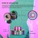 KRIXAM SG-B Skateboard Bearings with Black Ceramic  Longboard Bearings with Built in Spacers (Pack of 8) - Buy Online on GoSupps.com