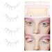Kare & Kind White False Eyelashes - Lightweight, Natural Looking Fake Extensions - Perfect for Cosplays, Masquerades, & Costume Parties - Easy to Apply - 2 Pairs - Buy Online on GoSupps.com