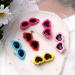 Pet Hair Clips 12 Pcs Cute Dogs Cats Barrettes Oval Sunglasses Shapes Hair Pins Dog Hair Clips Cat Hairpin for Kitten Puppy Grooming Accessories (Oval)(Random Color) - Buy Online on GoSupps.com