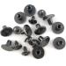 YORANYO 100 Gun Metal Chicago Screws Set for Leather Crafting - 25/64 Inch - Buy Online on GoSupps.com