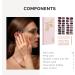 NAILOG Semi Cured Gel Nail Strips 34 pcs Salon-Quality Gel Nail Stickers Long Lasting Nail Wraps for Women with Soft Gel Finish Milky Way - Buy Online on GoSupps.com