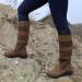 One Stop Equine Shop BasEQ Lindsey Women's Back Zip Lifestyle Boots 7 Brown - Premium Equestrian Footwear - Buy Online on GoSupps.com