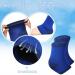 Nuanchu 2 Pairs Kids Ankle Brace Kids Ankle Compression Socks Elastic Ankle Compression Sleeve Sports Ankle Support Brace for 5-12 Years Kids (Blue Black 2 Pairs) One Size 2 Blue Black - Buy Online on GoSupps.com