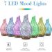 ASAKUKI 150ml Essential Oil Diffuser - Ultrasonic Aromatherapy with Waterless Auto-Off, Handmade Glass Design for Home, Yoga, Office - 7 Color LED - Buy Online on GoSupps.com