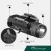 CRONHAWK Rechargeable 700 Lumen Pistol Flashlight - Tactical Weapon Light for Gun, Picatinny Rail Mounted - Black - Buy Online on GoSupps.com