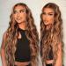 BlackSwern 30 Honey Blonde Highlight Deep Wave Lace Front Wig - HD Lace, Pre Plucked, Glueless - 30 Long Ombre Crimps Hair Synthetic Wig for Black Women - Buy Online on GoSupps.com