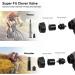 Diyife Bike Pump 120 PSI with Gauge, Ball Pump, Needle, Patch Kit - Fits Presta & Schrader, for Road, Mountain & BMX - Black - Buy Online on GoSupps.com