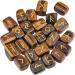 mookaitedecor Natural Tiger Eye Runes Stones Set of 25 Viking Norse Runes with Elder Futhark Alphabet Symbol for Divination Reiki Healing Crystal Witchcraft Pagan Supplies Spiritual Gift Room Decor #03-tiger Eye - Buy Online on GoSupps.com