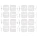 Med-Fit 1 Tens Pads: 16 Pads (4 Packs) of Premium Long-Lasting Self-Adhesive Tens Pads/Tens Electrodes (5cm x 5cm) with Patented Hydro-Gel Technology