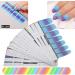 Agatige 14 Sheet Full Wraps Nail Polish Stickers Nail Gel Polish Strips Self-Adhesive Gradient Color Full Nail 3D Gradient Color Sticker Sheets for Nail Wrap Stickers Decals - Buy Online on GoSupps.com