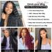 18 Inch Water Wave HD Lace Front Wig for Black Women - 180% Density Brazilian Virgin Human Hair - Pre Plucked with Baby Hair - Glueless Frontal Wig - Buy Online on GoSupps.com