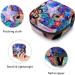 MUOOUM Tropical Leaves & Flowers Storage Bag for Women's Bandages & Menstrual Cup - Portable with Zipper Perfect for Teens & Women - Buy Online on GoSupps.com