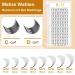 Buy 10D-C 0.05mm Pointed Base Eyelash Extensions - 3D 4D 6D 10D Volume C&D Curl | International Shipping - Buy Online on GoSupps.com