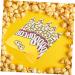 Healeved 500 Pcs Container Paper Popcorn Bags Popcorn Bucket Clear Cups Food Pouches Candy in Bulk Items Yellow Candy Paper Food Bag Bulk Food Containers for Food Gift Box Tight 16*16cmx5pcs As Shownx5pcs - Buy Online on GoSupps.com
