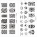 NICENEEDED Striped Geometric Theme Nail Art Stamping Kit wiht 6 PCS Nail Stamping Plates for Women Nail Art Tools Striped Geometric Pattern Nail Image Polish Template for Nail Decoration DIY Print Stytle 2 - Buy Online on GoSupps.com