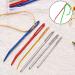 18 PCS Metal Bent Tip Tapestry Needles for Yarn Knitting Crochet - Large Eye Blunt Needles for Sewing and Weaving - Buy Online on GoSupps.com
