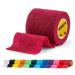 SPORTTAPE Self-Adhesive Football Sock Tape | 5cm x 4.5m - Maroon/Claret | Cohesive Bandage Sock Wrap Shin Pad Tape | Goalkeeper Wrist Tape & Football Ankle Tape | Pet Vet Wrap for Dogs - Single Roll Maroon 5x450 cm (Pack of 1)