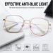 Duco Cat Eye Blue Light Filter Glasses for Women - UV Protection Computer & Phone Glasses in Pink - Buy Online on GoSupps.com