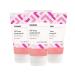 Amazon Brand - Solimo Oil-free Pink Grapefruit Facial Scrub, 2% Salicylic Acid Acne Medication, Dermatologist Tested, 4.2 Fluid Ounce (Pack of 3) 4.2 Fl Oz (Pack of 3) Facial Scrub