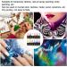 DIY Body Painting Liquid Pigment Set - 12 Bottles | Safe Water-Based Paint for Creative Skin Art & Stage Use - Buy Online on GoSupps.com