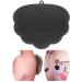 WeUse OurBSHF Back Scrubber Hands-Free for Shower. Easy to Clean Big Flat Silicone Back Washer Foot Massager Body Brush Replace Loofah Sponge. Stick to Wall to Scrub  Hang on Hook to Dry (Grey) Gray