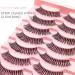 Buy Royaomis Clear Band Russian Strip Lashes - C/D Curl Wispy Faux Mink Eyelashes 14 Pairs for Natural Look | International Shipping Available - Buy Online on GoSupps.com