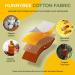 HUNNYBEEE Beeswax Wrap - 7 Pack Sustainable Reusable Food Wrap in 3 Sizes (S M L) - Buy Online on GoSupps.com