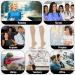 umorismo 2 Pair Flight Compression Socks Toeless Support Socks Open Toe Compression Stockings Calf Pressure Socks for Women Ladies Maternity Pregnancy Flying Travel Work Long Haul Flight L-XL - Buy Online on GoSupps.com