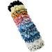 20 Hair Scrunchies for Girls Women Multicolour Polka dot Plain and Floral Scrunchies Ponytail Elastics Hair Bands Hair Ties Hair Holders Hair Bobbles Scrunchie Hair Wrap Gift for all Seasons.