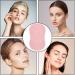 Neamou Face Cleansing Brush Deep Cleaning Face Scrubbing Silicone Brush - Manual Massaging Face Scrubber with Soft Bristles for Camping Travelling Pink - Buy Online on GoSupps.com