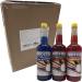 Snow Cone Syrup Shaved Ice Bottles (3-Pack) | Blue Raspberry Orange and Cherry | 3 X 1 Liter Bottles | Makes up to 96 Snow Cones. - Buy Online on GoSupps.com