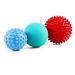 Massageball 3 Set hedgehog ball foot massage balls Massage ball with nubs massage balls lacrosse ball for back legs feet and hands muscle massage