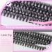 Premium D Curl Lash Clusters - Volume Fan & 20D Multi-Type Eyelash Extensions | DIY Spiky Wispy Natural Lashes for Stunning Looks - Buy Online on GoSupps.com