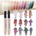 3 Pcs Eyeshadow Stick Set Reddhoon Shimmer Eye Brightener Stick Rotatable C-ream Eye Shadow Pencil Crayon Double Ended Eyeshadow Pencil with Soft Brush for Eye Makeup Set A - Buy Online on GoSupps.com