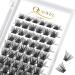 Cluster Lashes QueWel 72 pieces DIY cluster eyelash extension soft individual eyelashes d Curl lash cluster Mix8 16 mm length light for personal make-up use at home (qu10-d-mix8-16) 1 piece (1 Pack) qu10-D-Mix 8-16mm