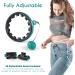 Teal Elite Smart Weighted Hula Hoop for Adults - Adjustable & Detachable - 2-in-1 Fitness & Massage Hoop - Buy Online on GoSupps.com