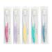 Nimbus Extra Soft Toothbrushes (Regular Head) Periodontist Design Tapered Bristles for Sensitive Teeth and Receding Gums Individually Wrapped Plaque Remover Travel Toothbrush (10 Pack Colors Vary)