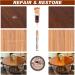 Wood Furniture Repair Kit - 6 Walnut Color Fillers & Markers for Stains Cracks & Scratches | Touch Up & Polish Wax for Cabinets Tables Oak & Laminate - Buy Online on GoSupps.com