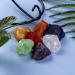 UNIHOM 7 Chakra Stones Set - Natural Healing Crystal Kit for Meditation Therapy - 7pc Rough Gemstones for Balance & Energy Alignment - Buy Online on GoSupps.com
