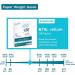 Printworks White Cardstock  67 lb  92 Bright  FSC Certified  Perfect for School and Craft Projects  8.5 x 11 Inch  100 Sheets (00540) - Buy Online on GoSupps.com