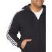 adidas Men's Essentials Fleece 3-Stripes Full-Zip Hoodie - Large Black - Buy Online on GoSupps.com