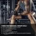 Athlego 18 Men's Professional Weightlifting Wrist Wraps 2 Pack - Thumb Loop, Strength Training, Bodybuilding - Black - Buy Online on GoSupps.com