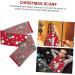 Elegant Subsofan Winter Scarf for Women | Red Christmas Scarf | Holiday Gift for Children | 124x19cm - Buy Online on GoSupps.com