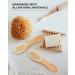 2 Pcs Natural Soft Baby Hair Brush Set with Wooden Handle - Gentle Goat Bristles for Newborns & Toddlers - Buy Online on GoSupps.com